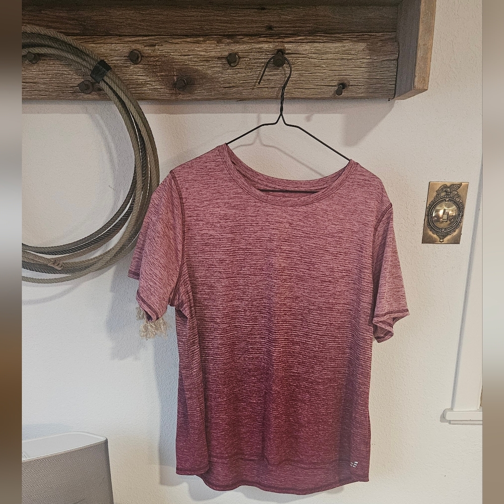 Womens 1XL workout top by BCG